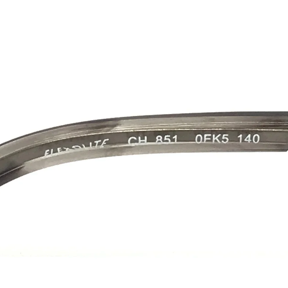 Chesterfield Eyeglasses Frames CH851 0FK5 Gray Rectangle Wire Rim 52-18-140